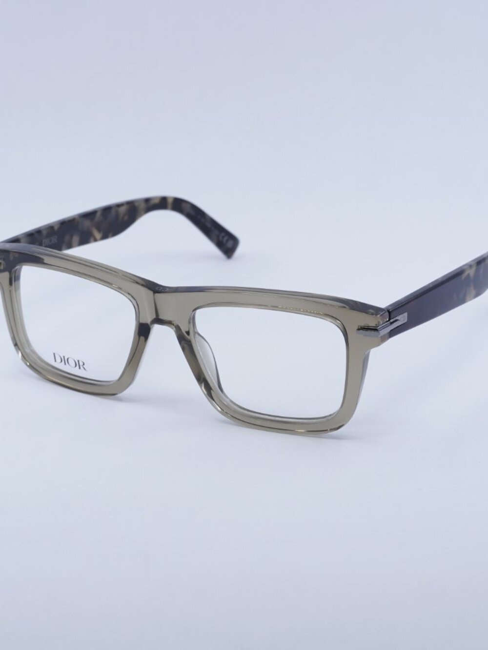 Dior DIORBLACKSUIT O S7I 6400 Eyeglasses Shiny Brown 52mm Square Frame